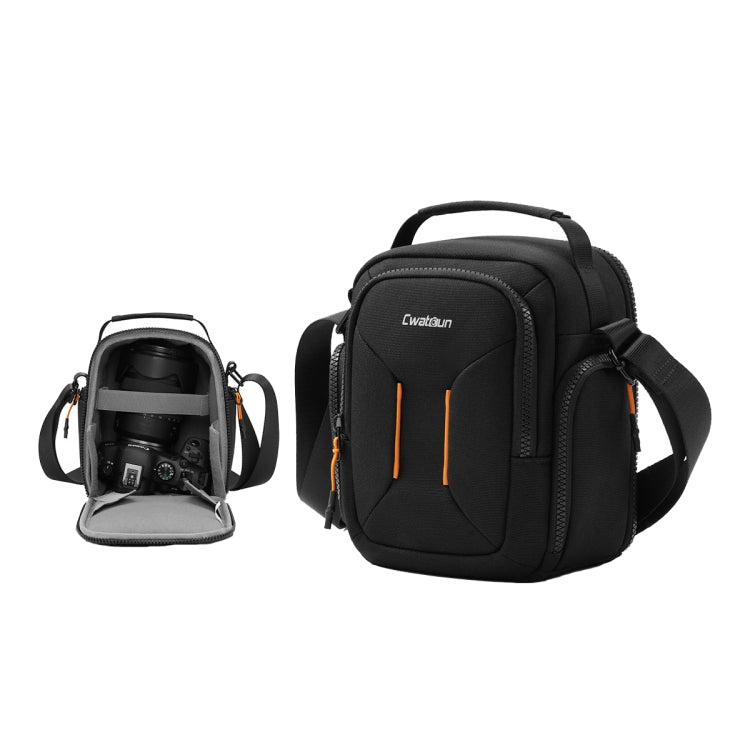 Frendorf | Cwatcun D140 Schouder Crossbody Camera Opberg Tas Schokbestendig Valbestendig Vrijetijds Buiten Klein Tas, Kleur: Klein Zwart