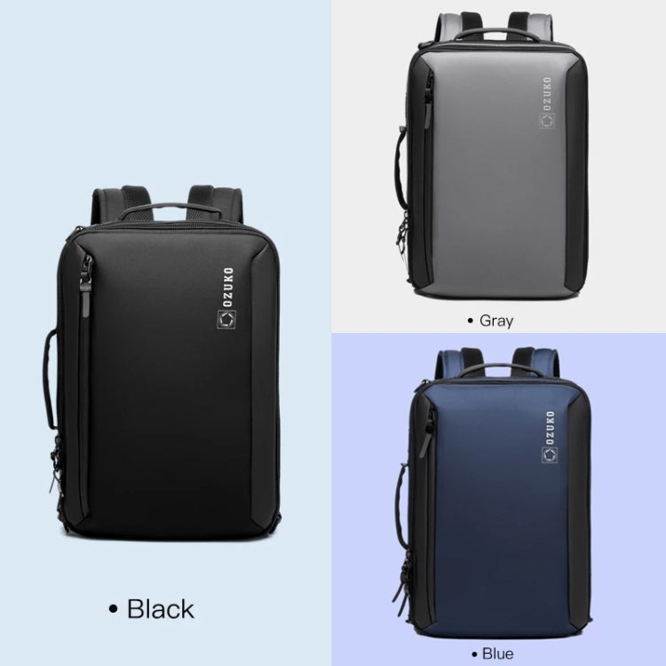 Frendorf | Ozuko Business Laptop USB Rucksack Männer Schulranzen (Dunkelblau)