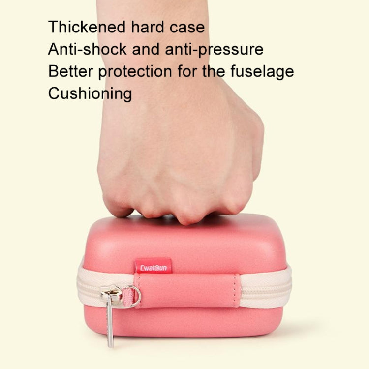 Frendorf | Cwatcun H45 Mini Aufbewahrungstasche Kleine Microslice Digitalkamera Tasche PU Wasserdichte Hartschalen Tasche (Grün)