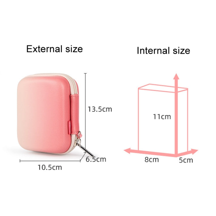 Frendorf | Cwatcun H45 Mini Aufbewahrungstasche Kleine Microslice Digitalkamera Tasche PU Wasserdichte Hartschalen Tasche (Grün)