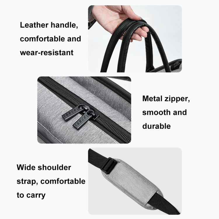 Frendorf | Baona BN-I009 14-Zoll Großraum Stoßdämpfend und Verschleißfest Laptop Tasche (Schwarz)