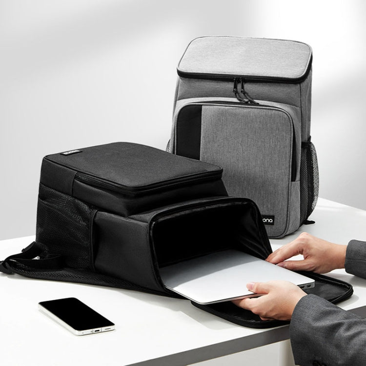 Frendorf | Baona BN-K012 Multifunktionaler Rucksack mit großer Kapazität für Laptops Business Rucksack (Grau)