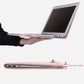Frendorf | 15,6 / 16 Zoll Pink Mädchen Stil PU Laptop Tasche Schutzhülle mit Griff