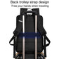 Frendorf | SKV BLB21282 Herren Business Pflicht Reisen Doppel Schultertasche Leicht Großes Fassungsvermögen Laptop Rucksack (Schwarz)