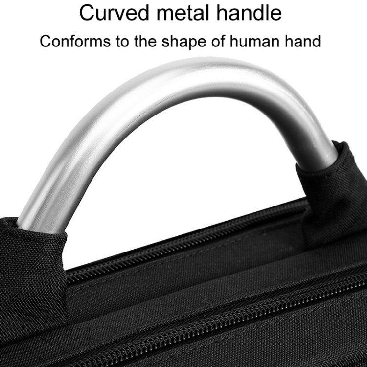 Frendorf | SKV BLB21282 Herren Business Pflicht Reisen Doppel Schultertasche Leicht Großes Fassungsvermögen Laptop Rucksack (Schwarz)