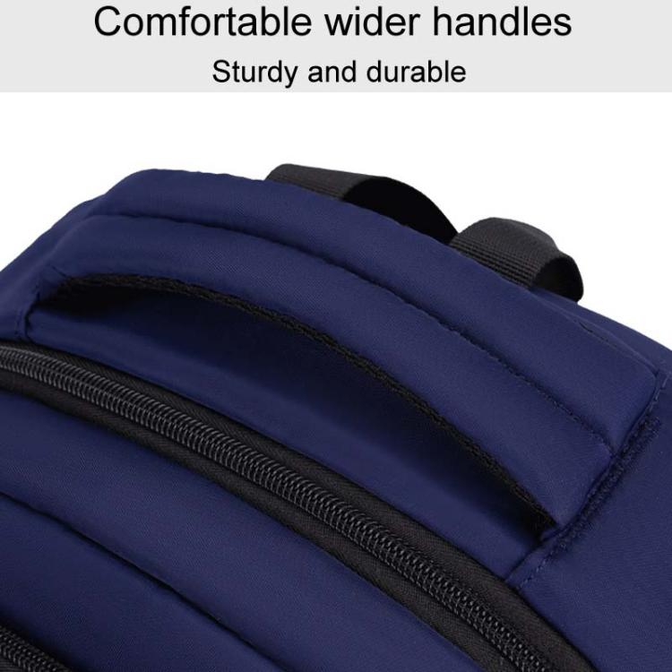 Frendorf | SKV B23344 Herren Große Kapazität Business Laptop Rucksack Outdoor Reisen Doppel Schultertasche (Blau)