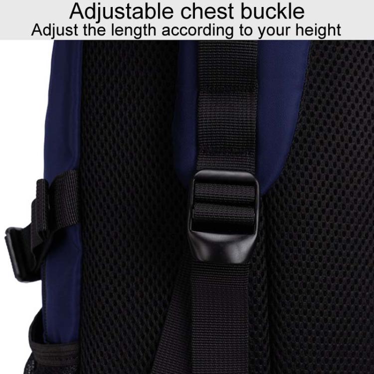 Frendorf | SKV B23344 Herren Große Kapazität Business Laptop Rucksack Outdoor Reisen Doppel Schultertasche (Blau)