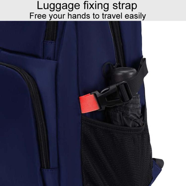Frendorf | SKV B23344 Herren Große Kapazität Business Laptop Rucksack Outdoor Reisen Doppel Schultertasche (Blau)