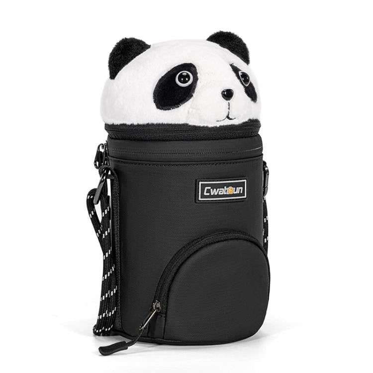 Frendorf | Cwatcun D162 Kleine Kamera Objektiv Zylinder Cartoon Panda Kamera Objektiv Schutzabdeckung