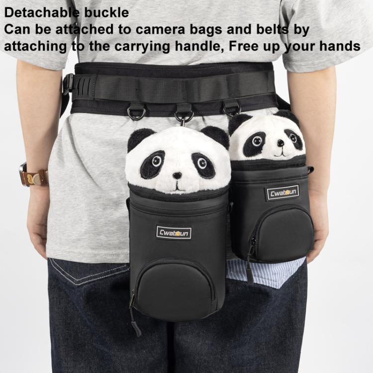 Frendorf | Cwatcun D162 Kleine Kamera Objektiv Zylinder Cartoon Panda Kamera Objektiv Schutzabdeckung