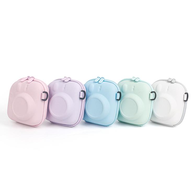 Frendorf | Für FUJIFILM Instax Mini7+/8/9/11/12/40 Universelle Hartschalen-Tasche EVA Aufbewahrungstasche (Lila)