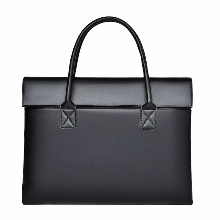 Frendorf | 14 Zoll Laptop Tasche Leichte Laptop Tasche Geschäft Einfach Tragbare Aktentasche (Schwarz)