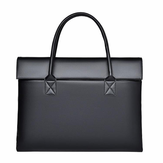 Frendorf | 14 Zoll Laptop Tasche Leichte Laptop Tasche Geschäft Einfach Tragbare Aktentasche (Schwarz)