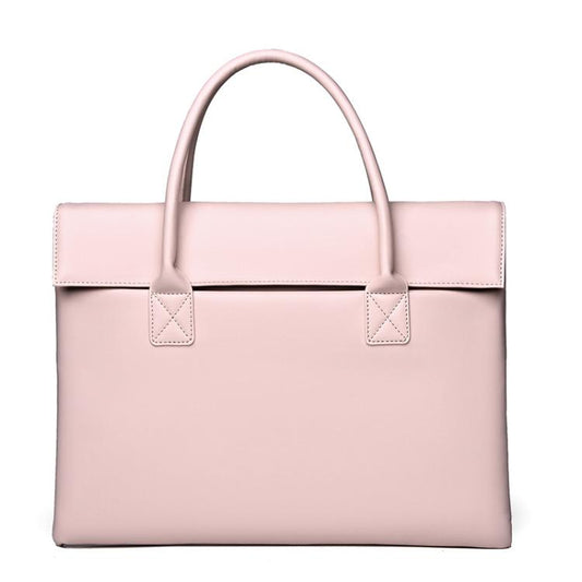 Frendorf | 14 Zoll Laptop Tasche Leichte Laptop Tasche Geschäft Einfach Handheld Aktentasche (Pink)