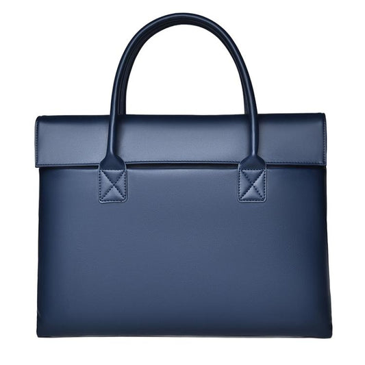 Frendorf | 14 Zoll Laptop Tasche Leichte Laptop Tasche Geschäft Einfach Handheld Aktentasche (Blau)