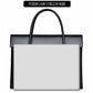 Frendorf | 14 Zoll Laptop Tasche Leichte Laptop Tasche Geschäft Einfach Handheld Aktentasche (Pink)