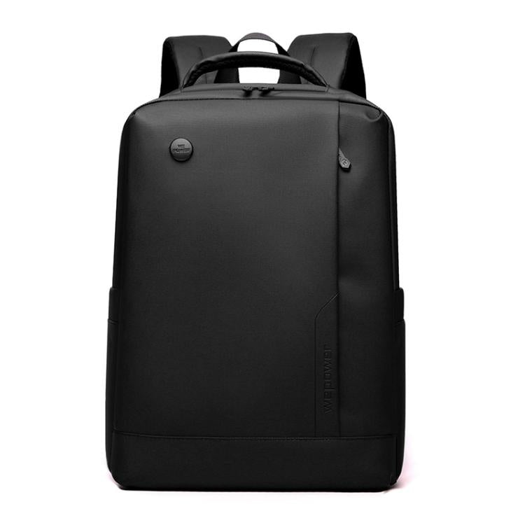 Frendorf | WEPOEWR Herren 14-Zoll Laptop Rucksack Wasserdicht Große Kapazität Business Pendler Rucksack (Schwarz)