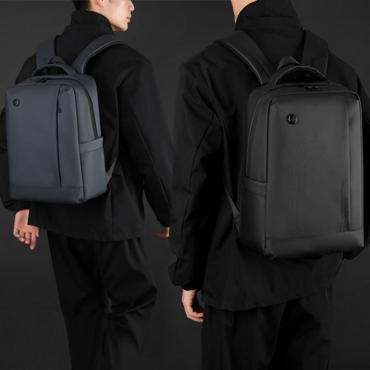 Frendorf | WEPOEWR Herren 14-Zoll Laptop Rucksack Wasserdicht Große Kapazität Business Pendler Rucksack (Schwarz)