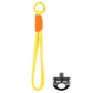 Frendorf | BRDRC Sportkamera Hand Lanyard Mit 1/4 Zoll Schraube Verlustprävention Lanyard Handgelenkband Zubehör (Gelbes Seil Orange Knoten)
