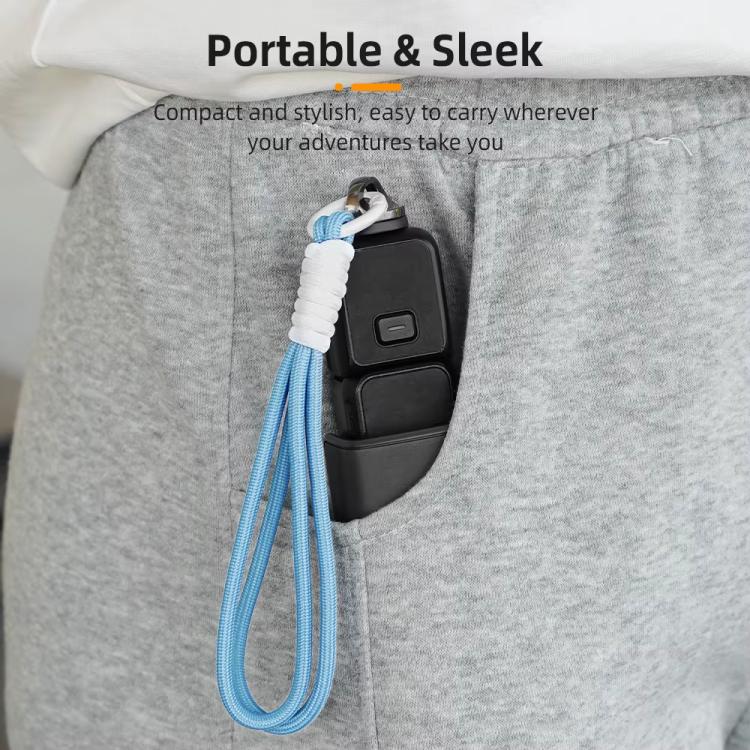 Frendorf | BRDRC Sportkamera Handgelenklanyard mit 1/4 Zoll Schraube Verlustverhinderung Lanyard Handgelenkschlaufe Zubehör (Lila Seil Weißer Knoten)