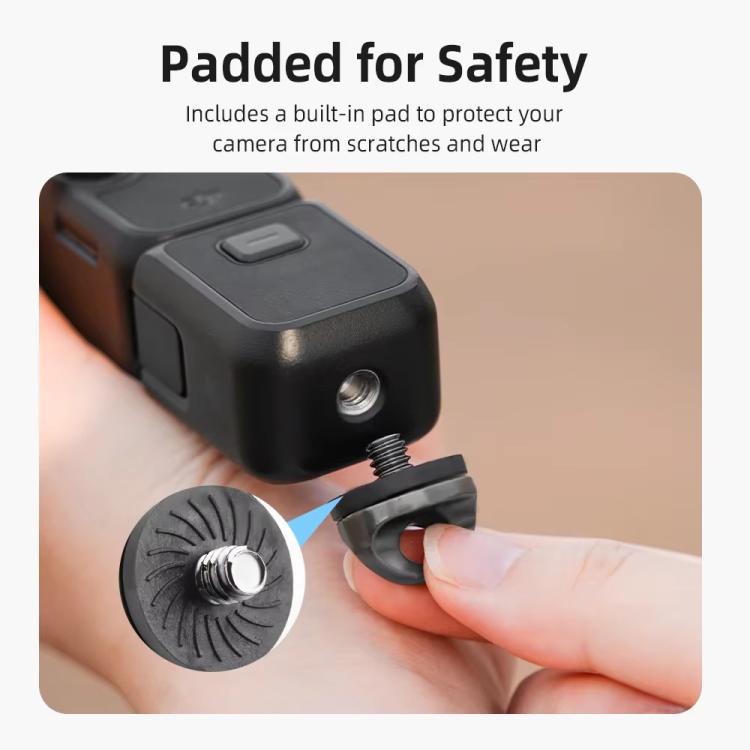 Frendorf | BRDRC Sport Kamera Lanyard Mit 1/4 Zoll Schraube Anti-Verlust Crossbody Lanyard (Hellblaues Seil Weißer Knoten)