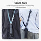 Frendorf | BRDRC Sportkamera Halsband Mit 1/4 Zoll Schraube Anti-Verlust Crossbody Halsband (Schwarzes Seil Grauer Knoten)
