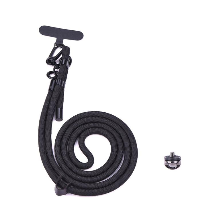 Frendorf | BRDRC Sport Kamera Lanyard mit 1/4 Zoll Schraube Anti-Verlust Crossbody Seil Zubehör (Schwarz)