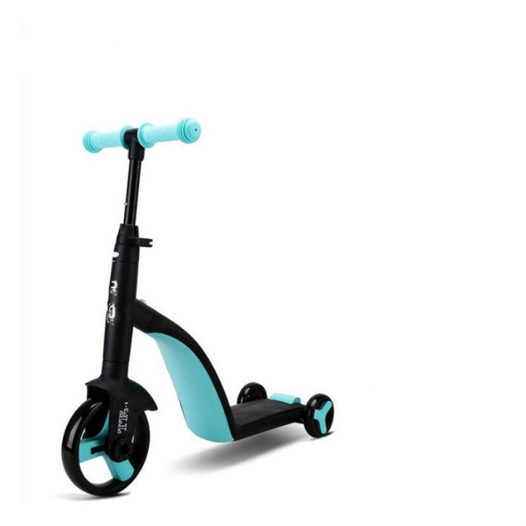 Frendorf | nadle Faltbares Dreirädriges Drei-Modus Gleichgewicht Fahrrad Kinder Roller (Blau)