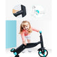 Frendorf | nadle Faltbares Dreirädriges Drei-Modus Gleichgewicht Fahrrad Kinder Roller (Blau)