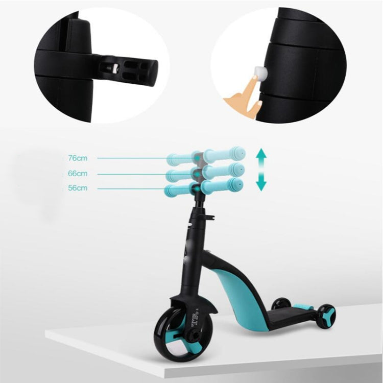 Frendorf | nadle faltbares Dreirädriges Drei-Modus Gleichgewicht Fahrrad Kinder Roller (Gelb)