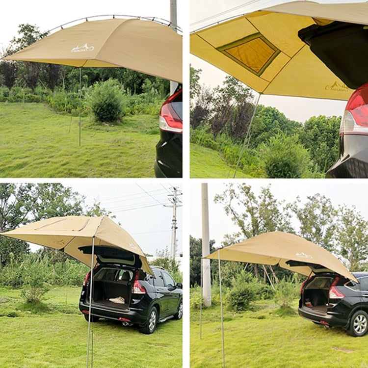 Frendorf | Laputa Outdoor Selbstfahrendes Grill Campingfahrzeug Seitenzelt, Farbe: Silber Beschichtet