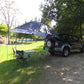 Frendorf | Laputa Outdoor Selbstfahrendes Grill Campingfahrzeug Seitenzelt, Farbe: Silber Beschichtet