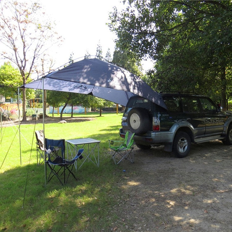Frendorf | Laputa Outdoor Selbstfahrendes Grill Campingfahrzeug Seitenzelt, Farbe: Silber Beschichtet
