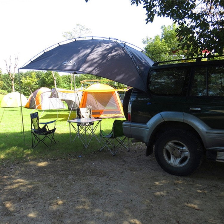 Frendorf | Laputa Outdoor Selbstfahrendes Grill Campingfahrzeug Seitenzelt, Farbe: Silber Beschichtet