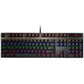 Frendorf | Rapoo V500 PRO Mixed Light 104 Tasten Desktop Laptop Computer Spiel Esports Büro Zuhause Tippen Kabelgebunden Mechanische Tastatur (Rote Achse)