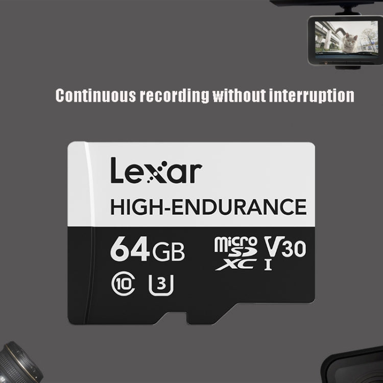 Frendorf | Lexar MicroSDHC 64GB Hochleistungs-Speicherkarte Fahrrekorder Sicherheitsüberwachung TF-Karte Videokarte
