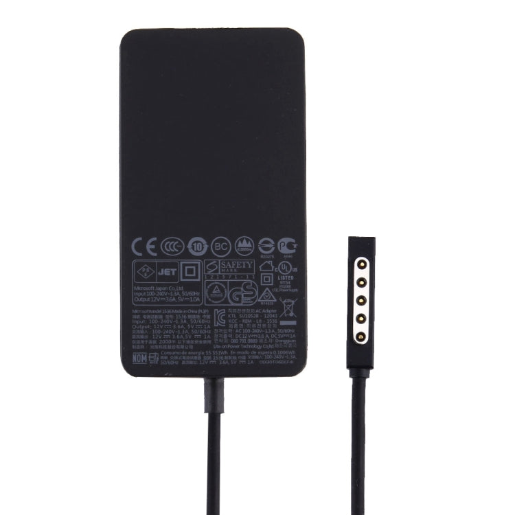 Frendorf | 1536 48W 12V 3.6A Original AC-Adapter Stromversorgung für Microsoft Surface Pro 2 / 1, US-Stecker