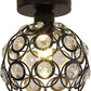Frendorf | OrnaLux Goldene Luxus Ball Deckenleuchte | Exklusive LED-Beleuchtung | Modern | Elegante Flurbeleuchtung