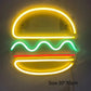 Frendorf | GlowBite Neon Fastfood Natlys – Schaffe eine trendige und lustige Atmosphäre