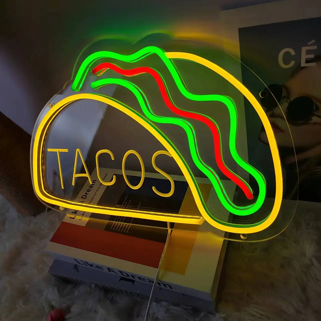 Frendorf | GlowBite Neon Fastfood Natlys – Schaffe eine trendige und lustige Atmosphäre