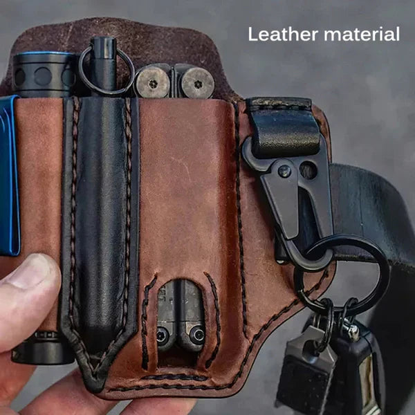Frendorf | Taktisches Multifunktionswerkzeug Gürtel Leder Tasche
