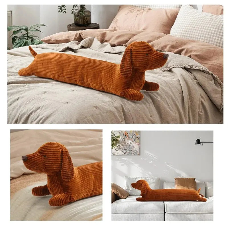 Hundenkuscheltier - DogPillow - Flauschig - Weich und langlebig - Dackel
