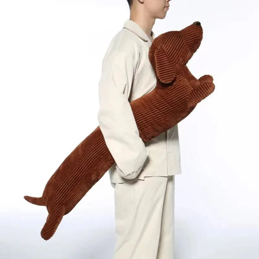 Hundenkuscheltier - DogPillow - Flauschig - Weich und langlebig - Dackel