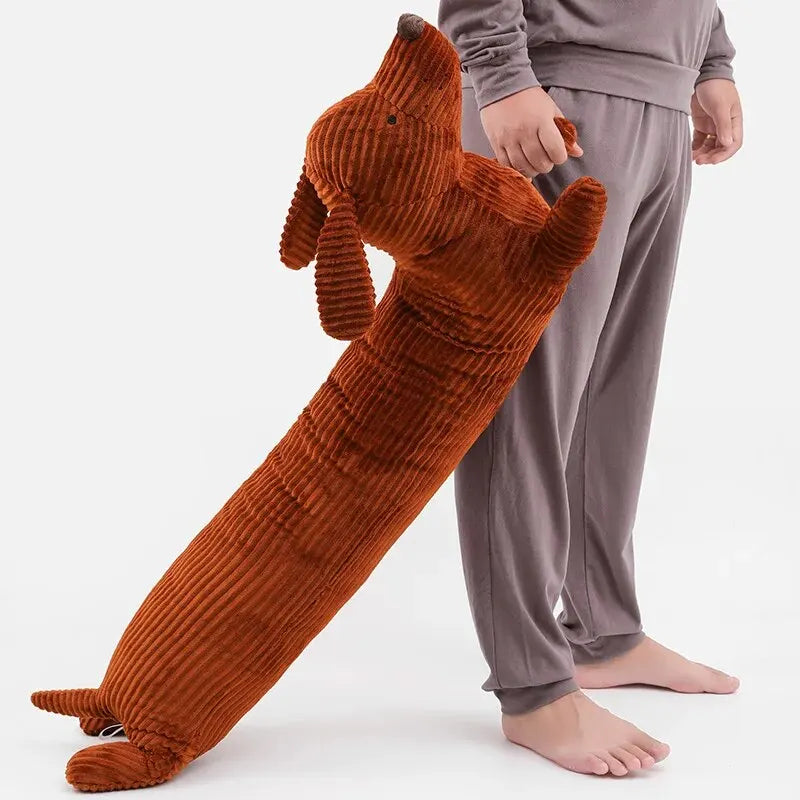 Hundenkuscheltier - DogPillow - Flauschig - Weich und langlebig - Dackel