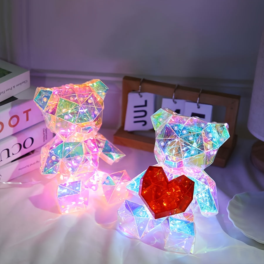 Frendorf | Teddybeer Nachtlampje met Regenboog LED Verlichting