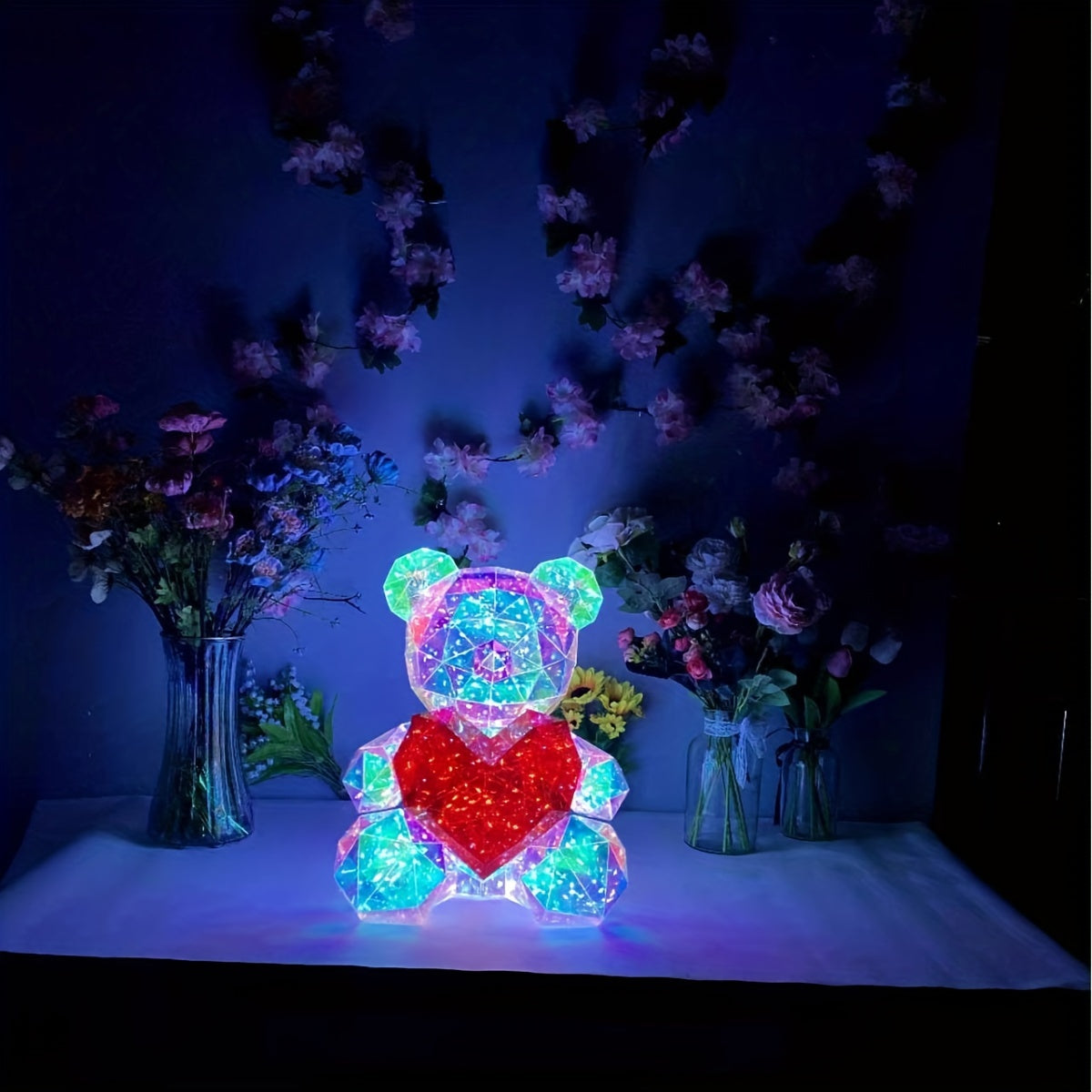 Frendorf | Teddybeer Nachtlampje met Regenboog LED Verlichting