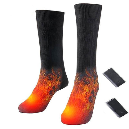 Frendorf | #1 Beheizte Socken Baumwolle Elektrisch Thermisch Warmhalter Winter Batteriewärmende Socken