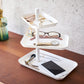 Dreistufiges Accessoire-Tablett - Stahl