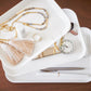 Dreistufiges Accessoire-Tablett - Stahl