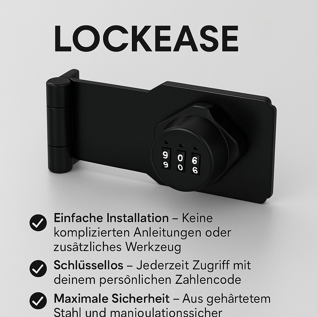 Frendorf |  LockEase – Elegante und sichere Schranksicherung mit Zahlenschloss